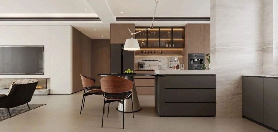 意式三居室餐厅装修效果图