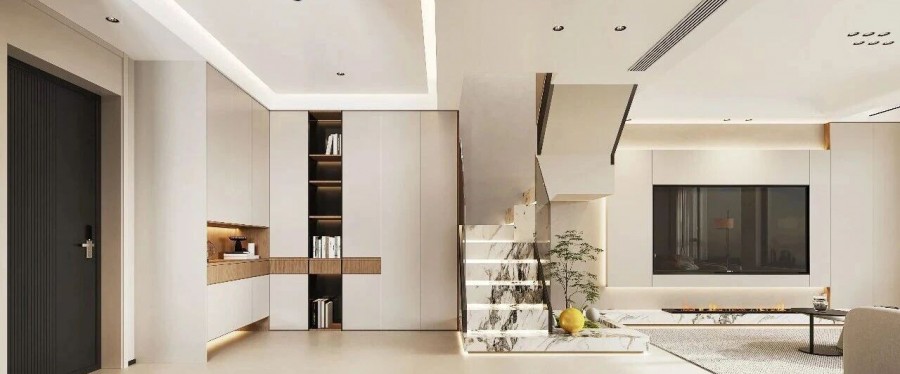 现代简约复试客厅装修效果图