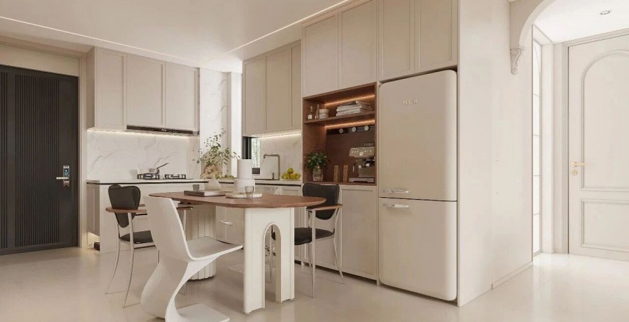 法式两居室餐厅装修效果图