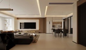 意式三居室客厅装修效果图