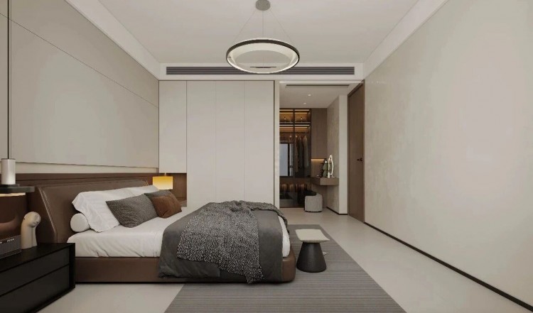 意式三居室卧室装修效果图