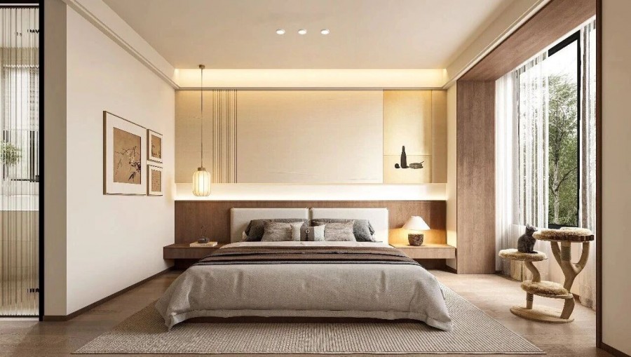 宋氏三居室卧室装修效果图