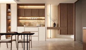 宋氏三居室餐厅装修效果图