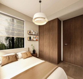 宋氏三居室卧室装修效果图