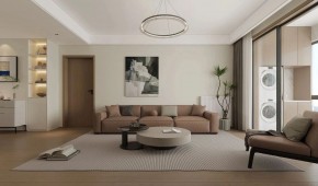 现代简约三居室客厅装修效果图
