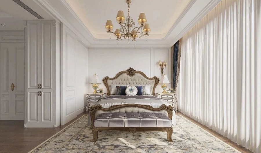 欧式别墅卧室装修效果图