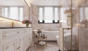 欧式别墅卫生间装修效果图