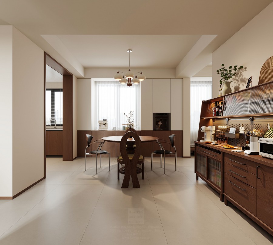 欧洲城中古风三居室餐厅装修效果图