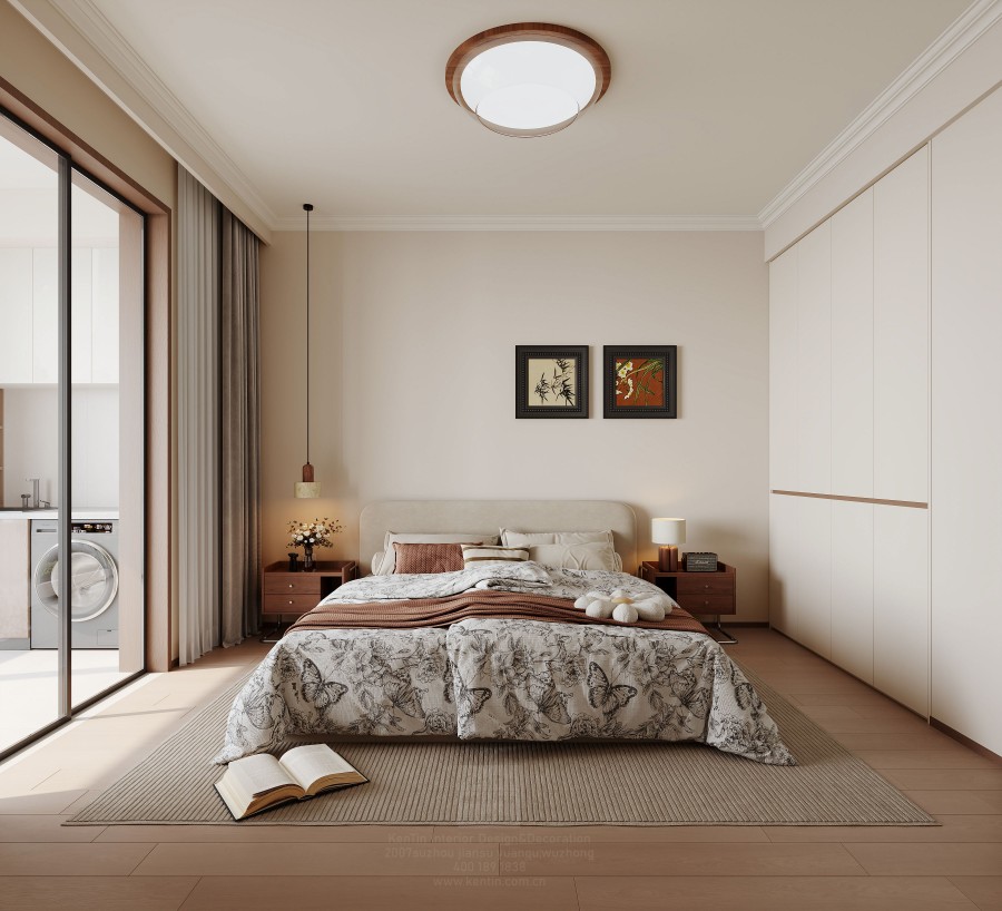 欧洲城中古风三居室卧室装修效果图