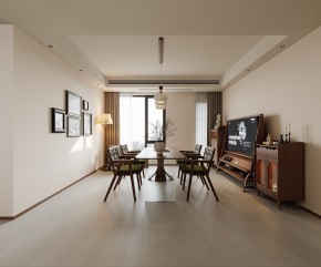 欧洲城中古风三居室客厅装修效果图